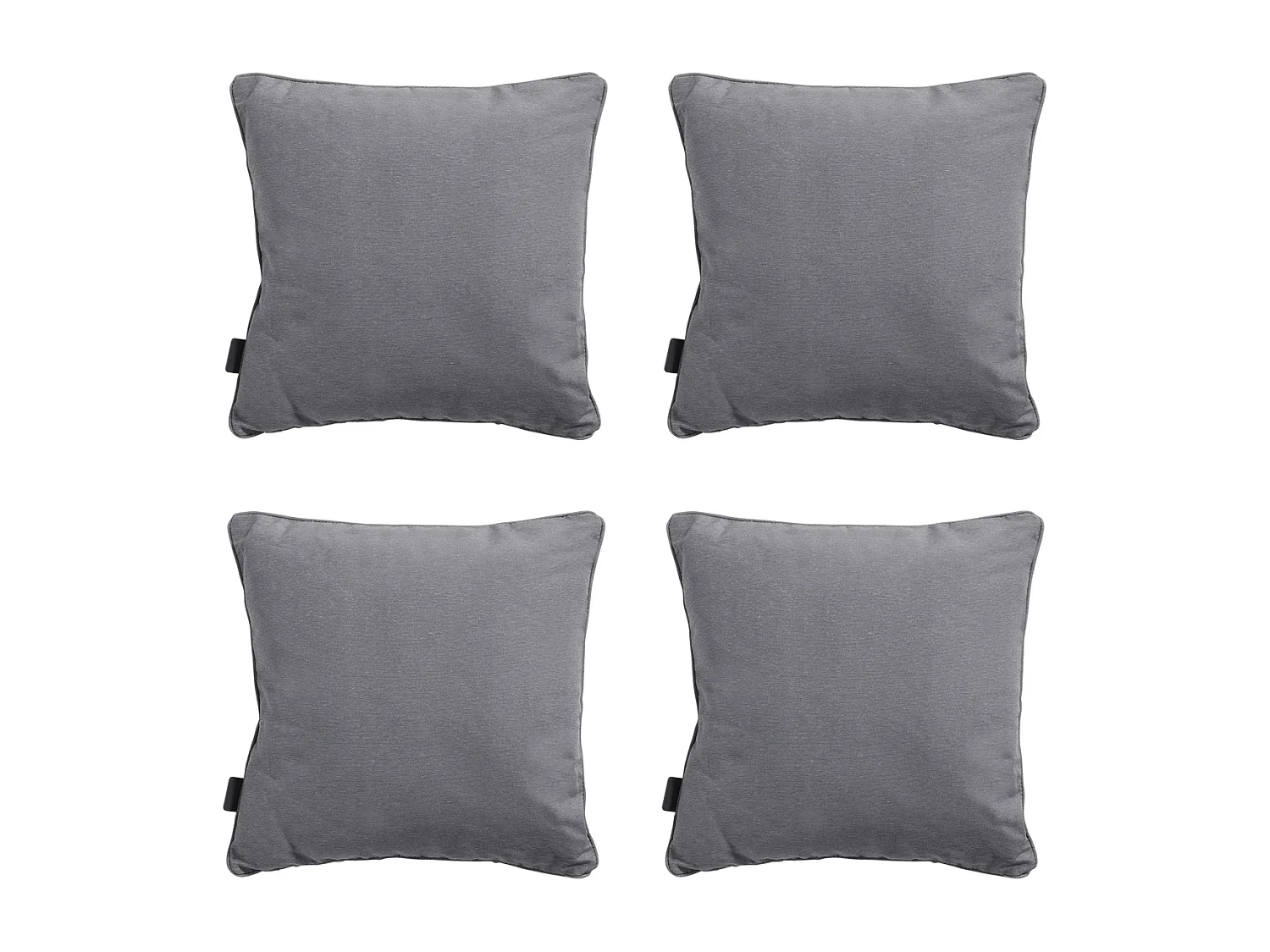 Sierkussen Panama grey - Ca. 45x45 cm - Set van 4