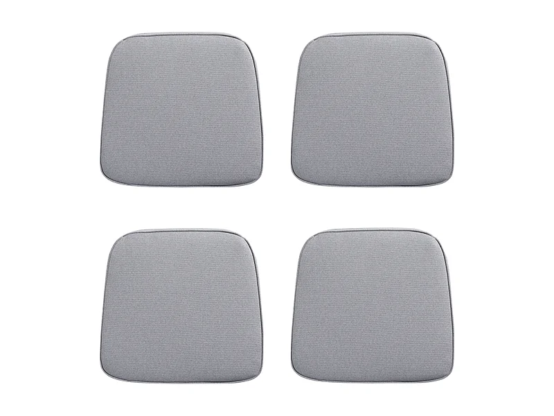 Zitkussen Wicker Manchester light grey - Ca. 48x48 cm - Set van 4