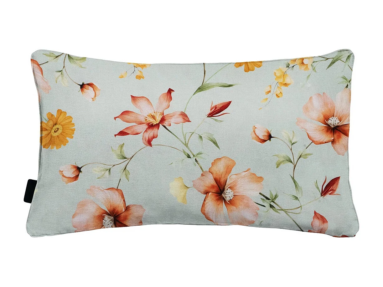 Coussin décoratif Florina orange - Env. 30x50 cm - Lot de 4