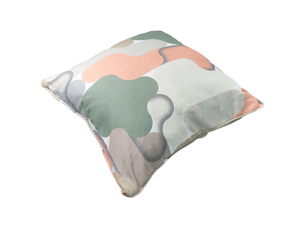 Cojín decorativo Grafi salmón - Aprox. 50x50 cm - Juego de 4