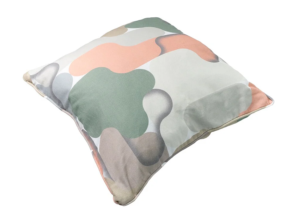 Coussin décoratif Grafi salmone - Environ 50x50 cm - Lot de 4