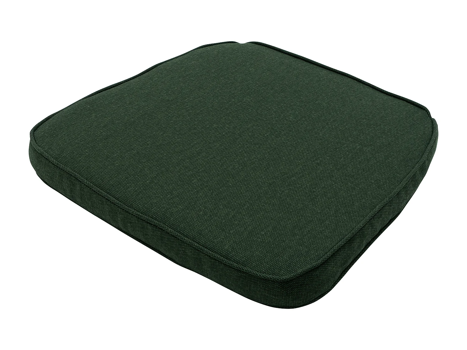 Coussin d'assise Wicker Green canvas eco+ - Environ 48 x 48 cm - Lot de 4