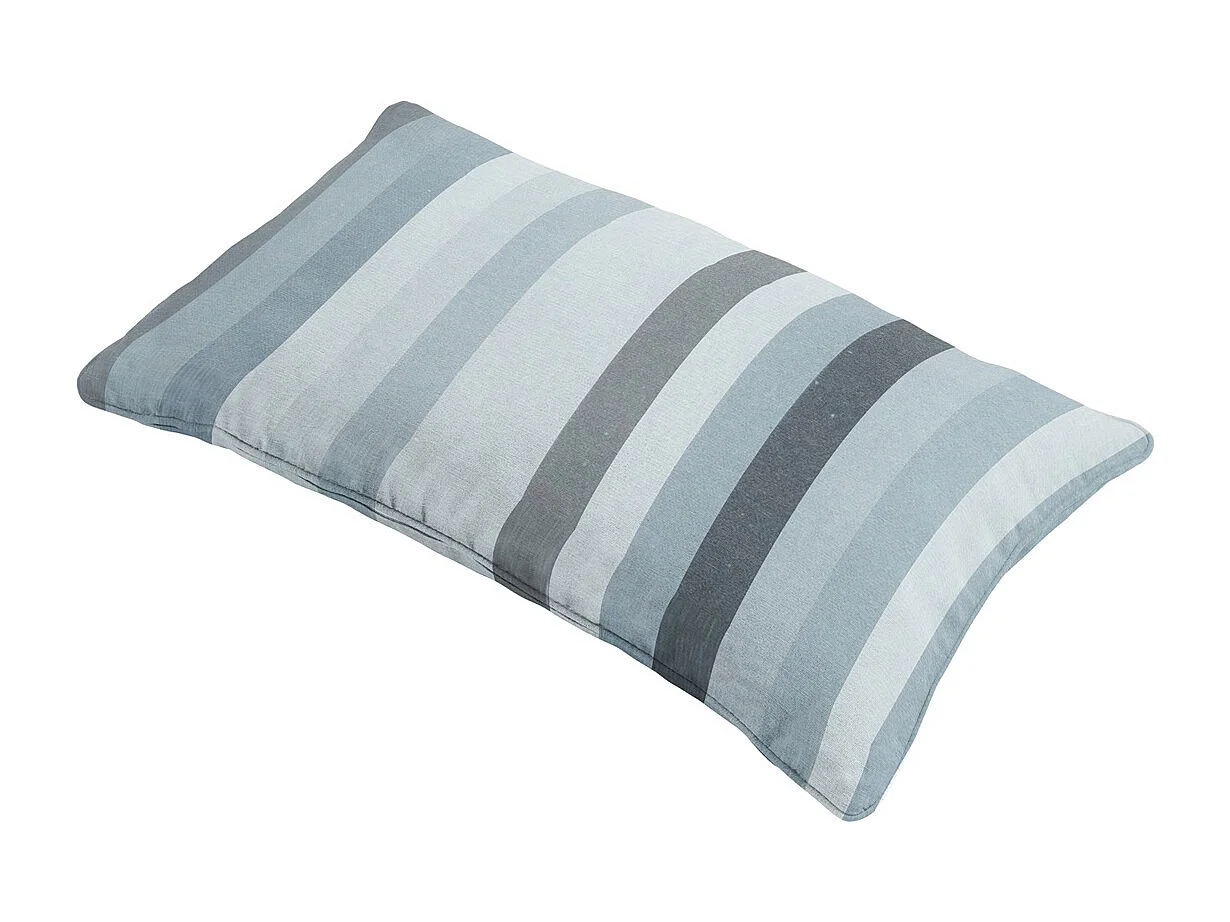 Coussin décoratif Righe gris - Environ 30x50 cm - Lot de 4