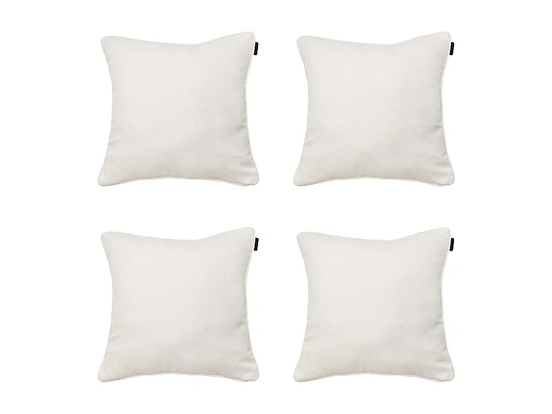 Coussin décoratif Naples sable - Env. 50x50 cm - Lot de 4