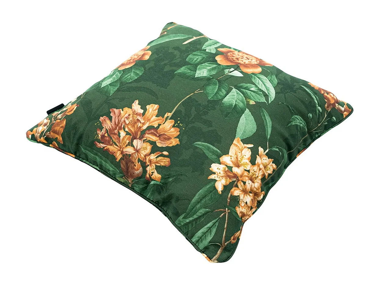 Coussin décoratif Lua vert - Env. 50x50 cm - Lot de 4
