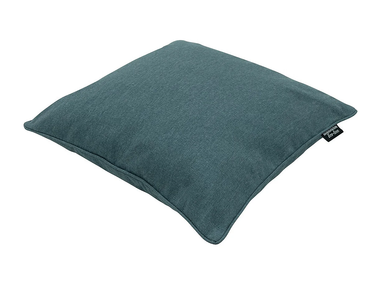 Coussin décoratif bleu mer toile éco+ - Env. 50x50 cm - Lot de 4