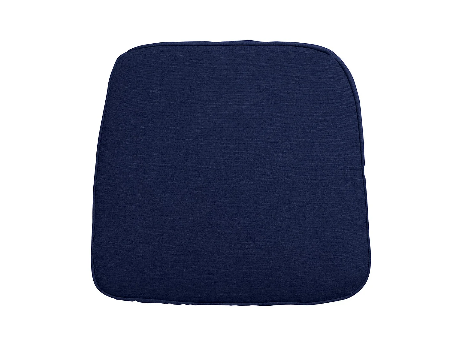 Coussin d'assise en osier Panama indigo - Env. 48x48 cm - Lot de 4