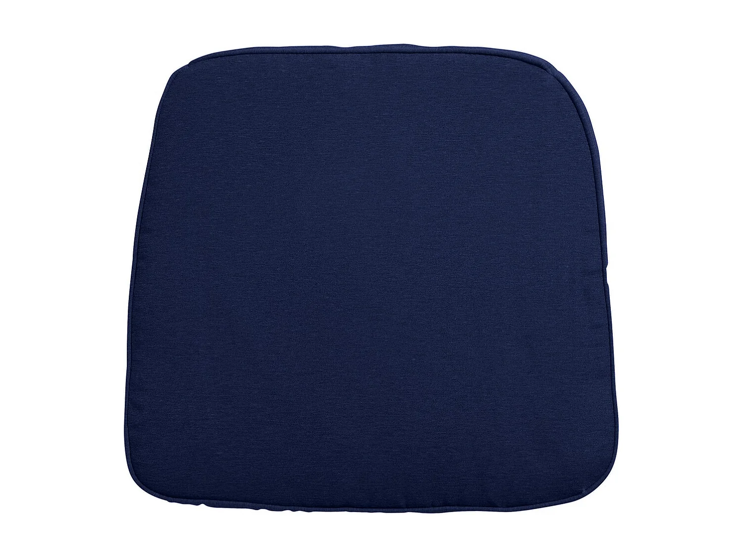 Coussin d'assise en osier Panama indigo - Env. 48x48 cm - Lot de 4
