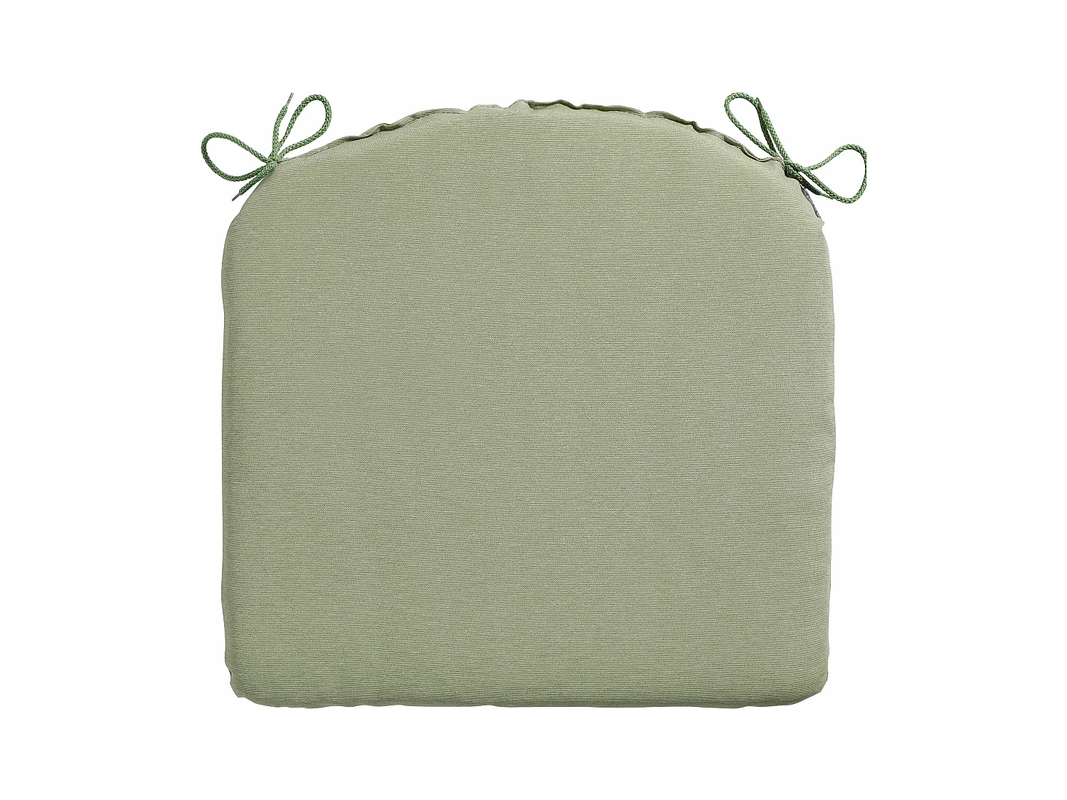 Coussin d'assise Panama sauge - Env. 46x48 cm - Lot de 4