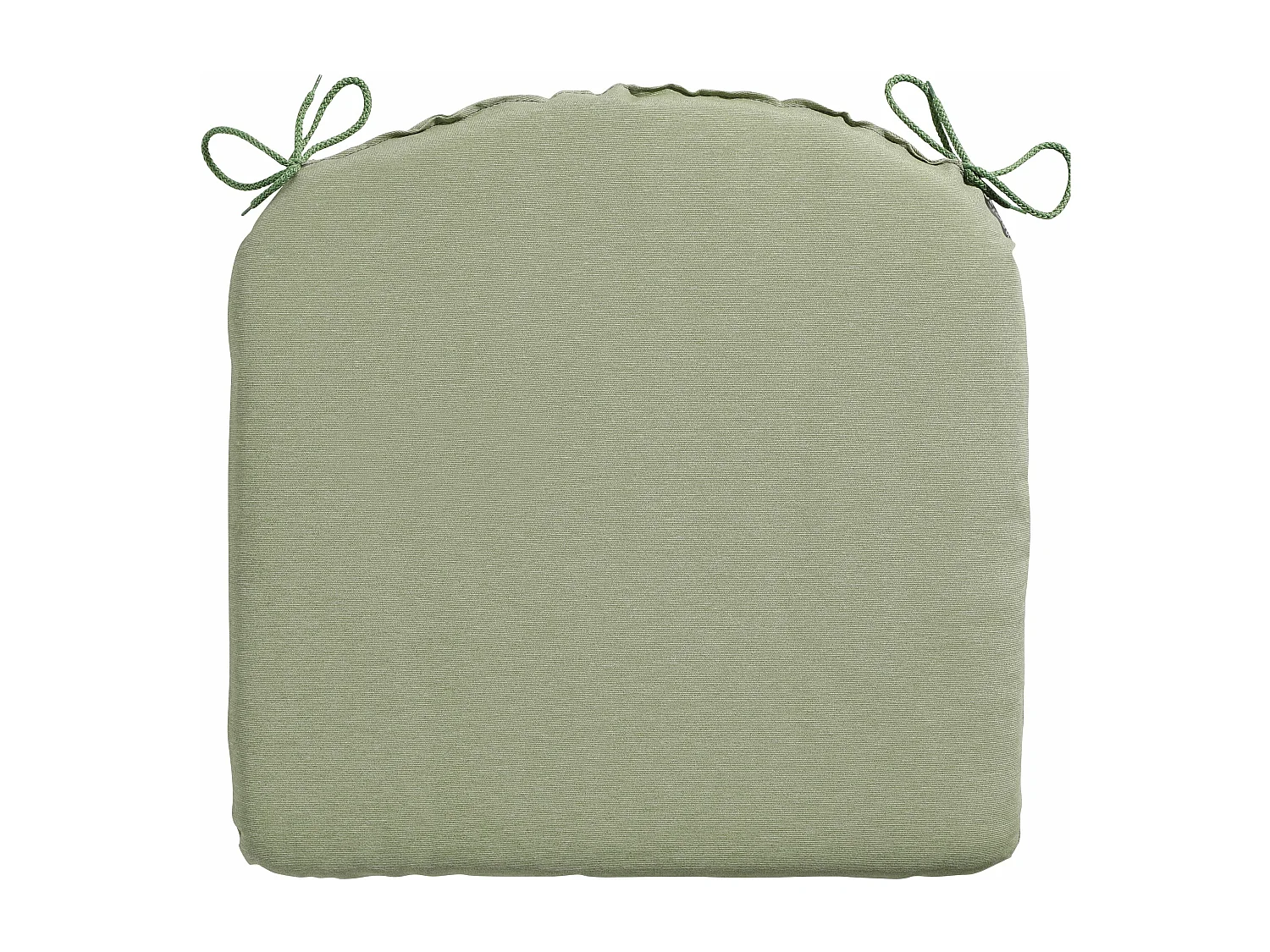 Coussin d'assise Panama sauge - Env. 46x48 cm - Lot de 4