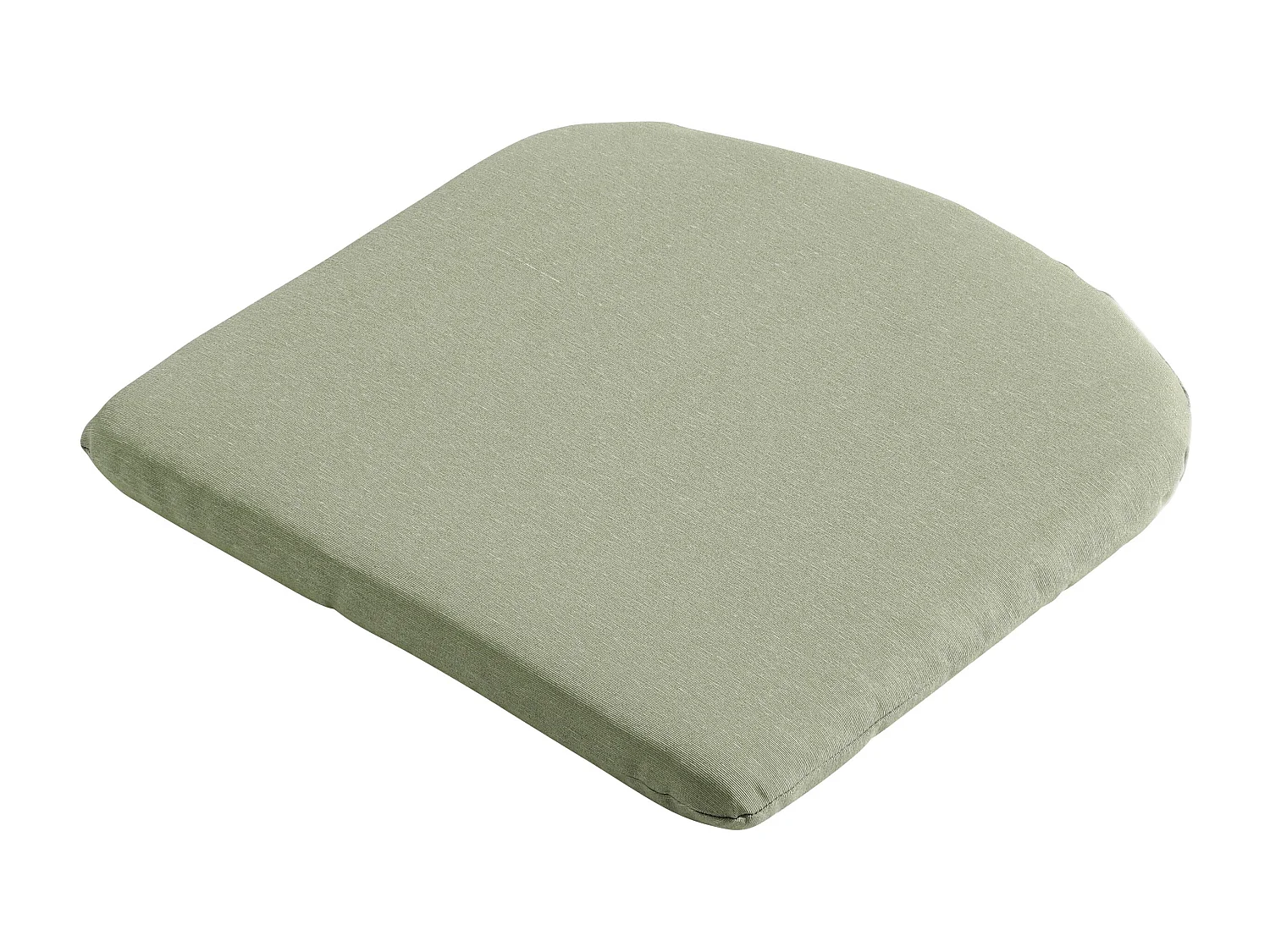 Coussin d'assise Panama sauge - Env. 46x48 cm - Lot de 4