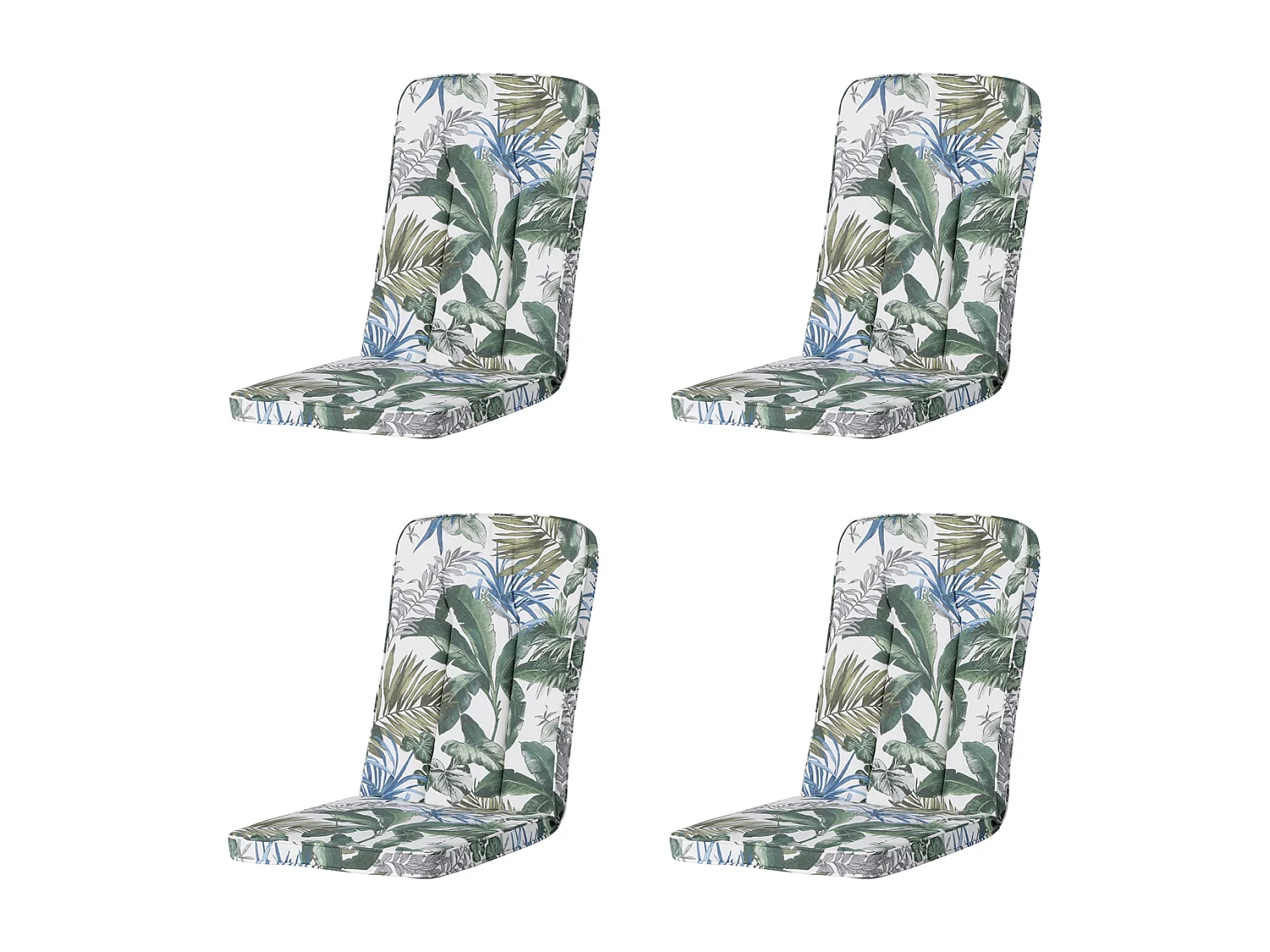 Tuinkussen Exelsior/primero/Balero  Bliss blue - Ca. 110x48 cm - Set van 4