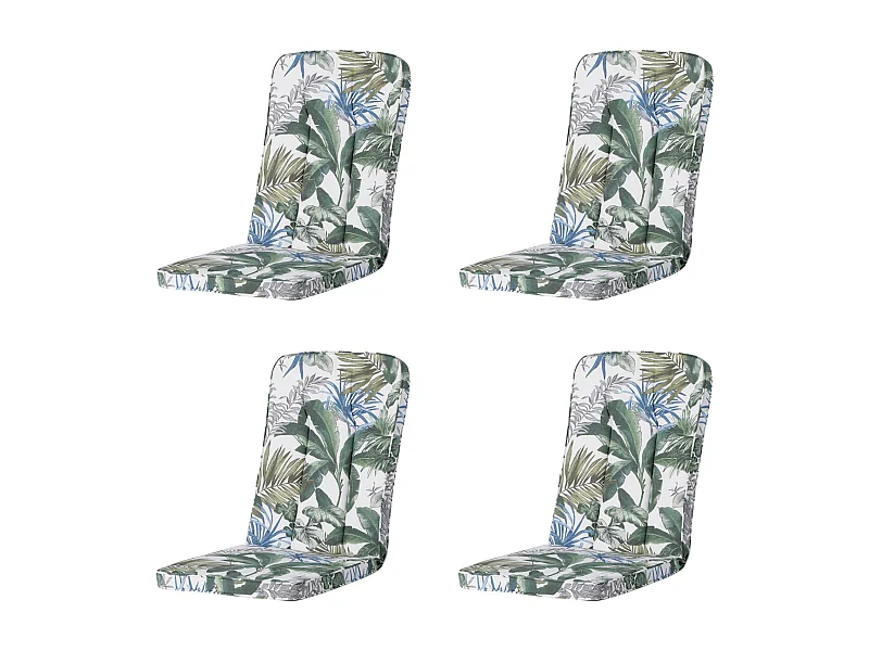 Tuinkussen Exelsior/primero/Balero  Bliss blue - Ca. 110x48 cm - Set van 4