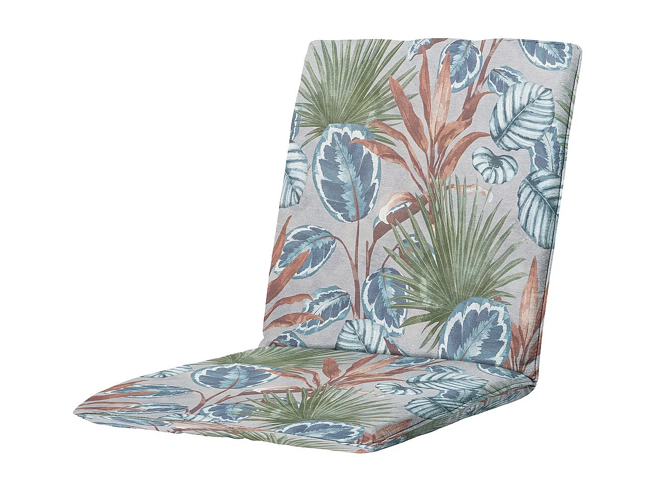 Coussin de chaise empilable Cala naturel - Environ 97 x 49 cm - Lot de 4