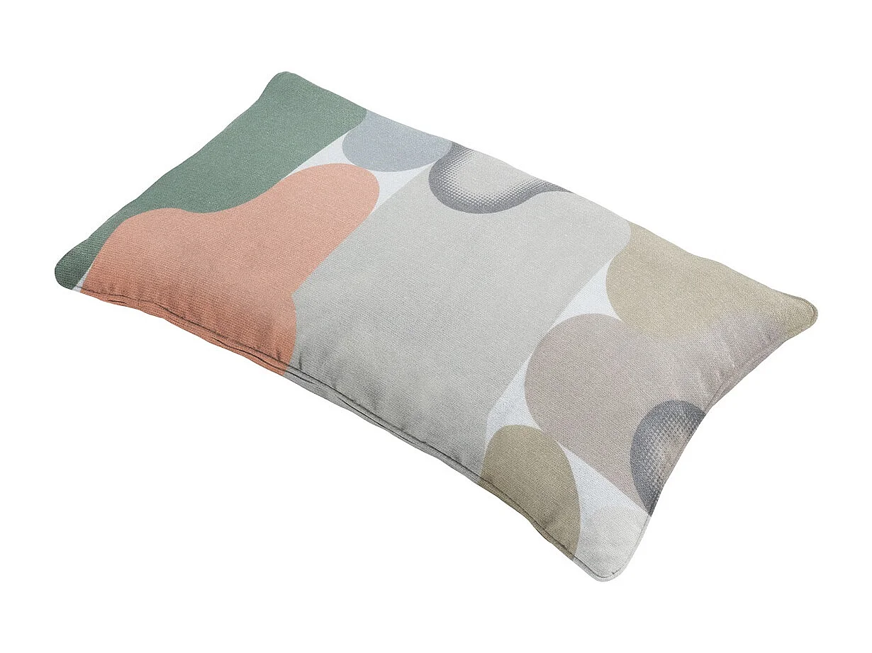 Coussin décoratif Grafi saumon - Env. 30x50 cm - Lot de 4
