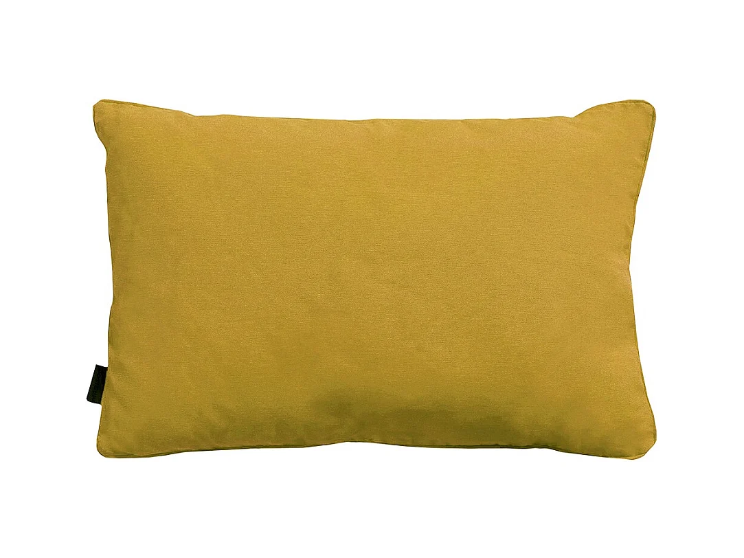 Coussin décoratif Panama moutarde - Env. 40x60 cm - Lot de 4