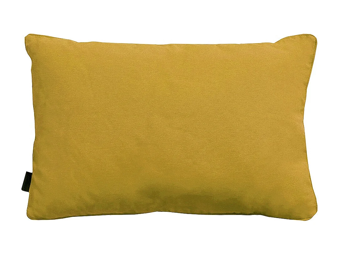 Coussin décoratif Panama moutarde - Env. 40x60 cm - Lot de 4