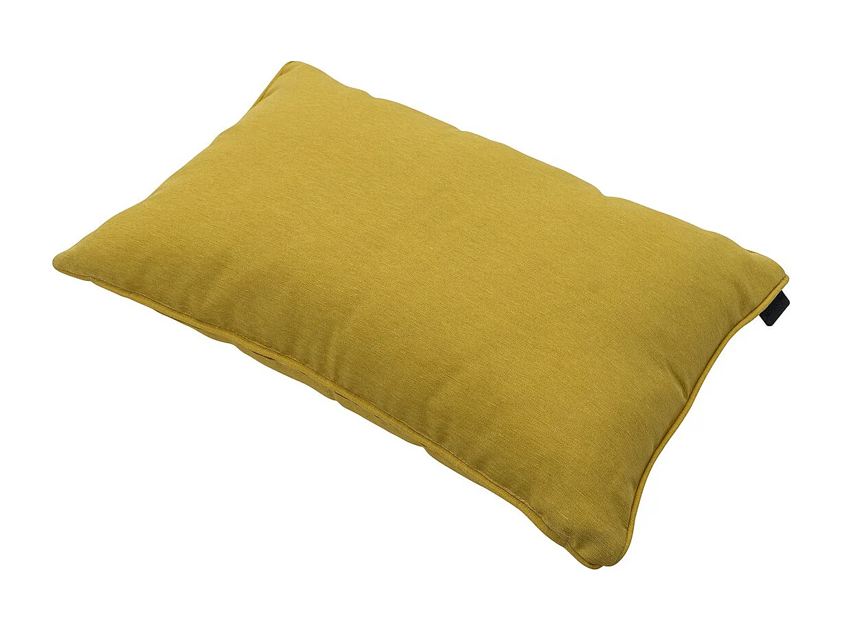 Coussin décoratif Panama moutarde - Env. 40x60 cm - Lot de 4