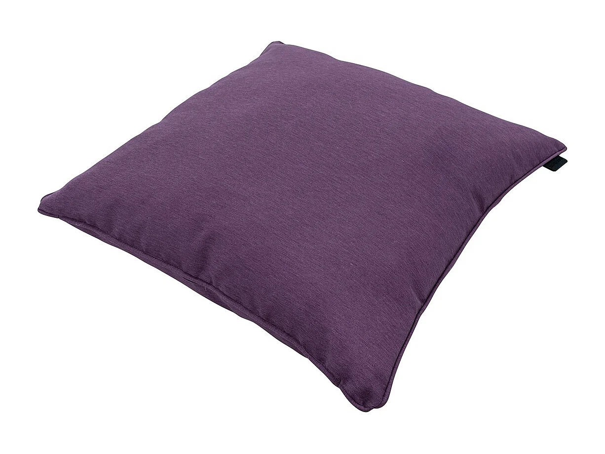Coussin décoratif Panama violet - Env. 45x45 cm - Lot de 4