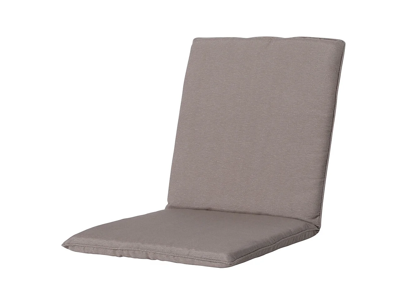 Coussin de chaise empilable Panama taupe - Env. 97x49 cm - Lot de 4