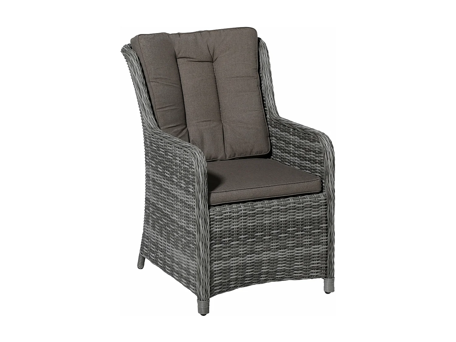 Ensemble de salle à manger d'extérieur en osier Oxford taupe - Env. 95 x 46 cm