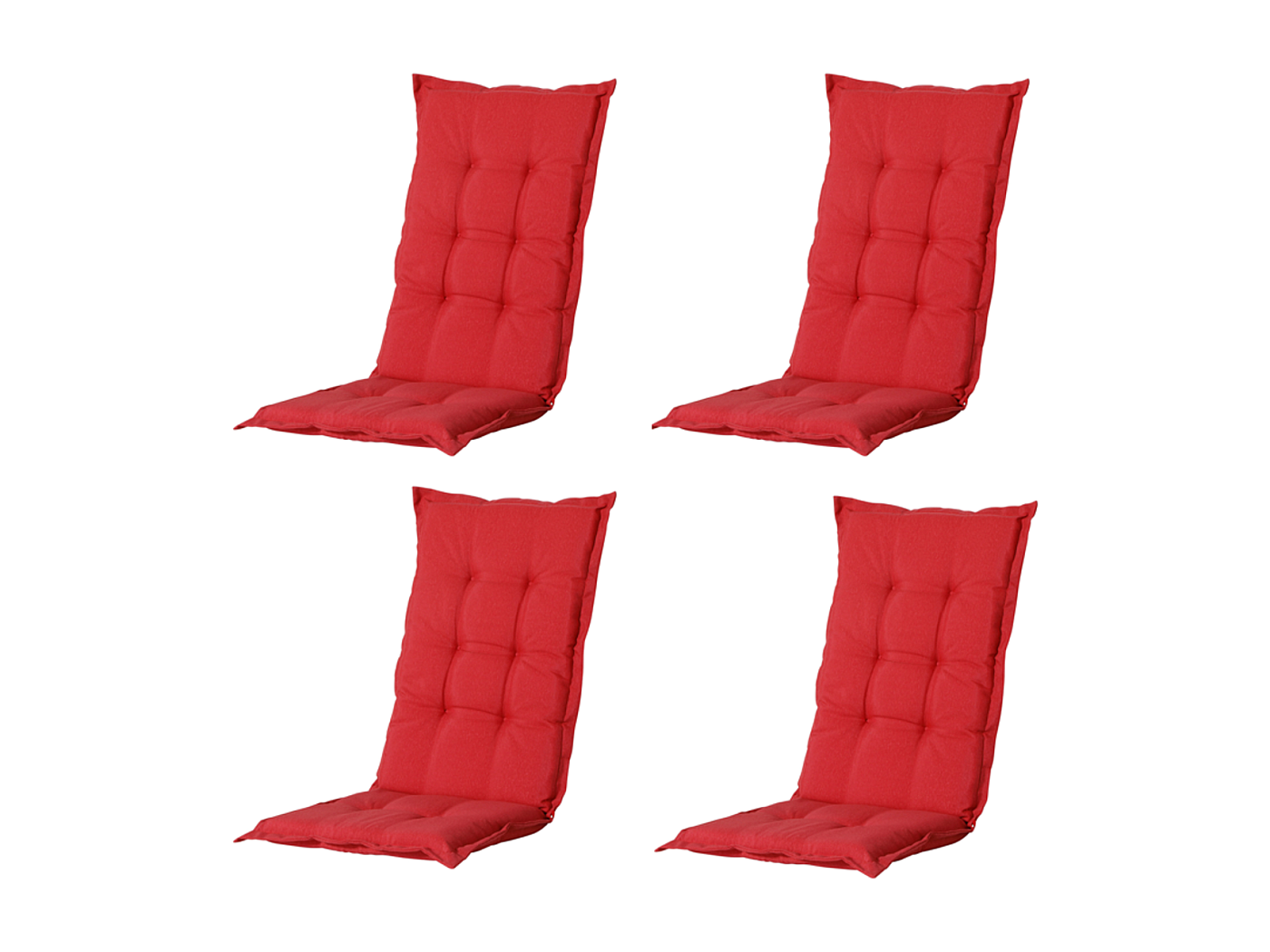 Cojín Para Silla De Jardín Con Respaldo Alto Nils Color Topo - Aprox