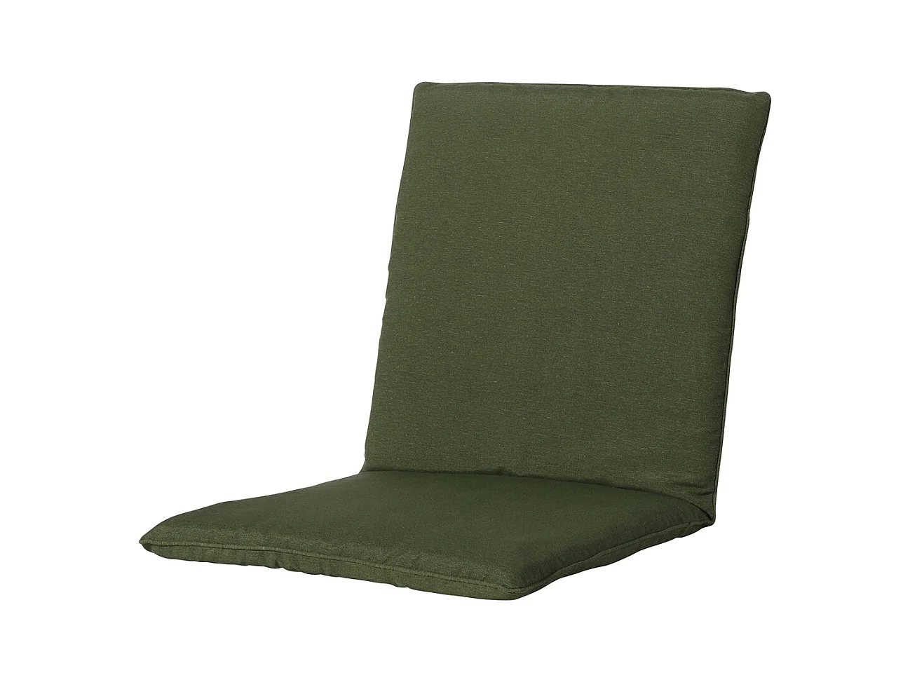Coussin de chaise empilable Panama vert - Environ 97 x 49 cm - Lot de 4