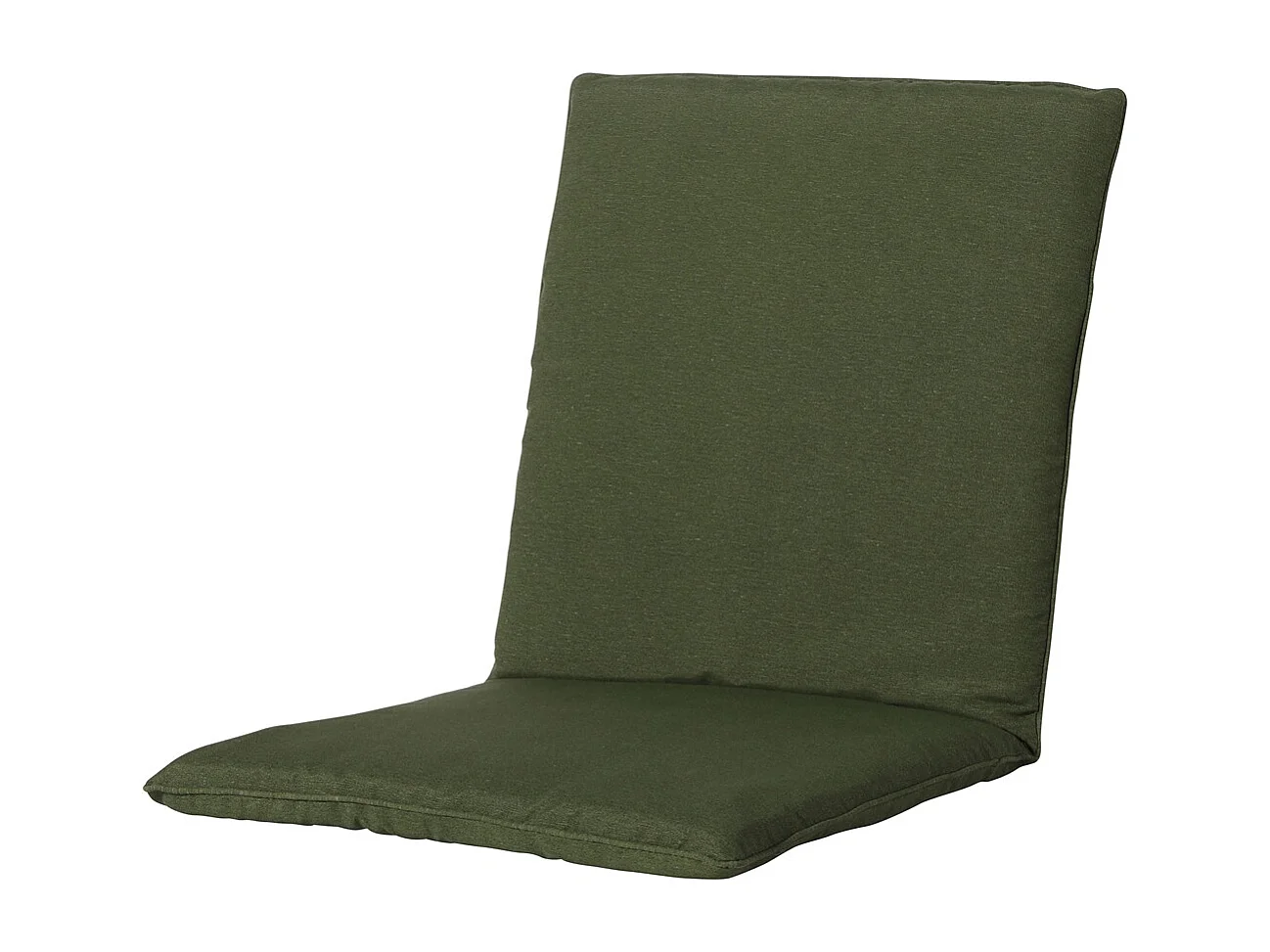 Coussin de chaise empilable Panama vert - Environ 97 x 49 cm - Lot de 4