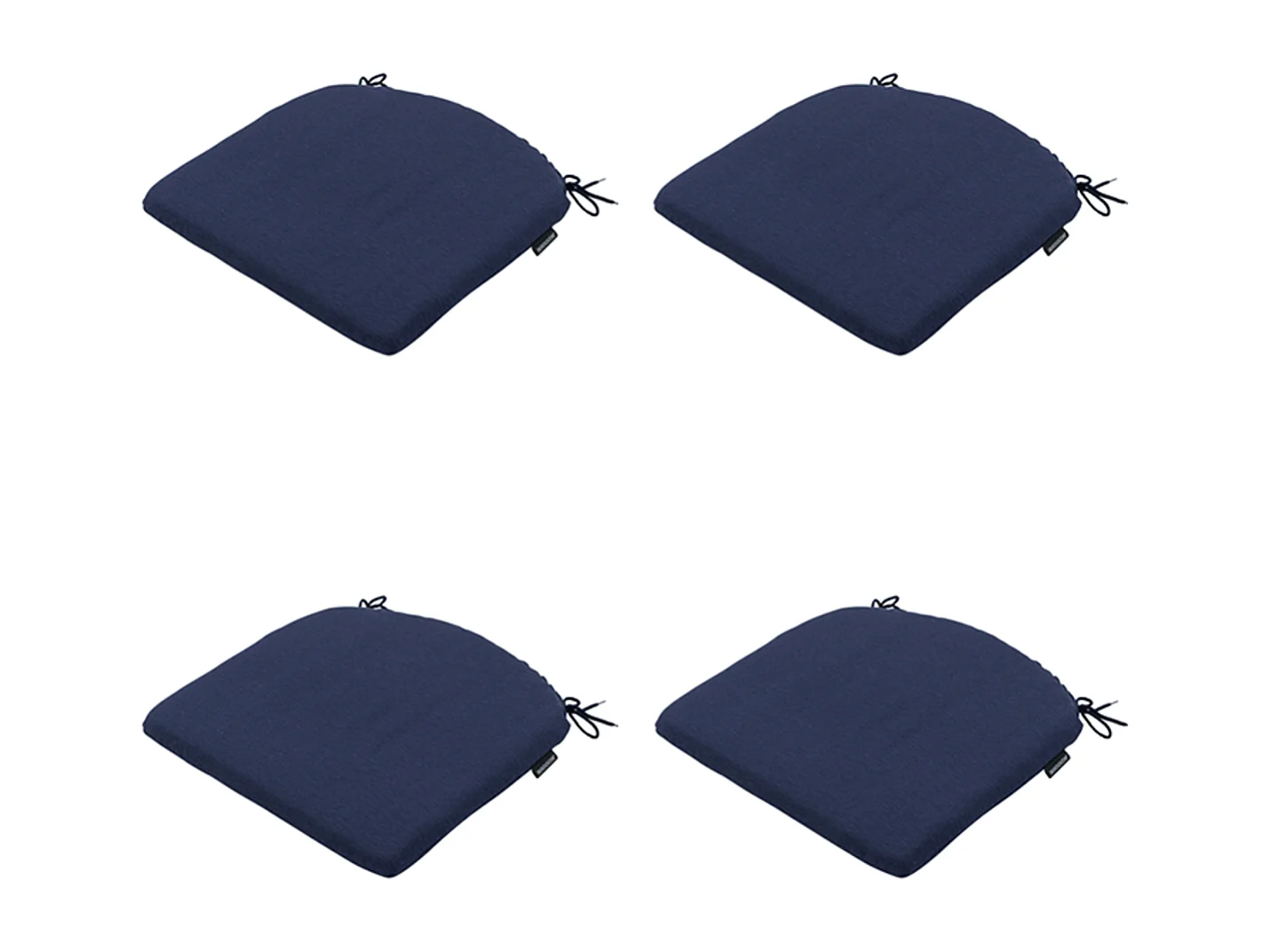 Zitkussen Panama indigo - Ca. 46x48 cm - Set van 4