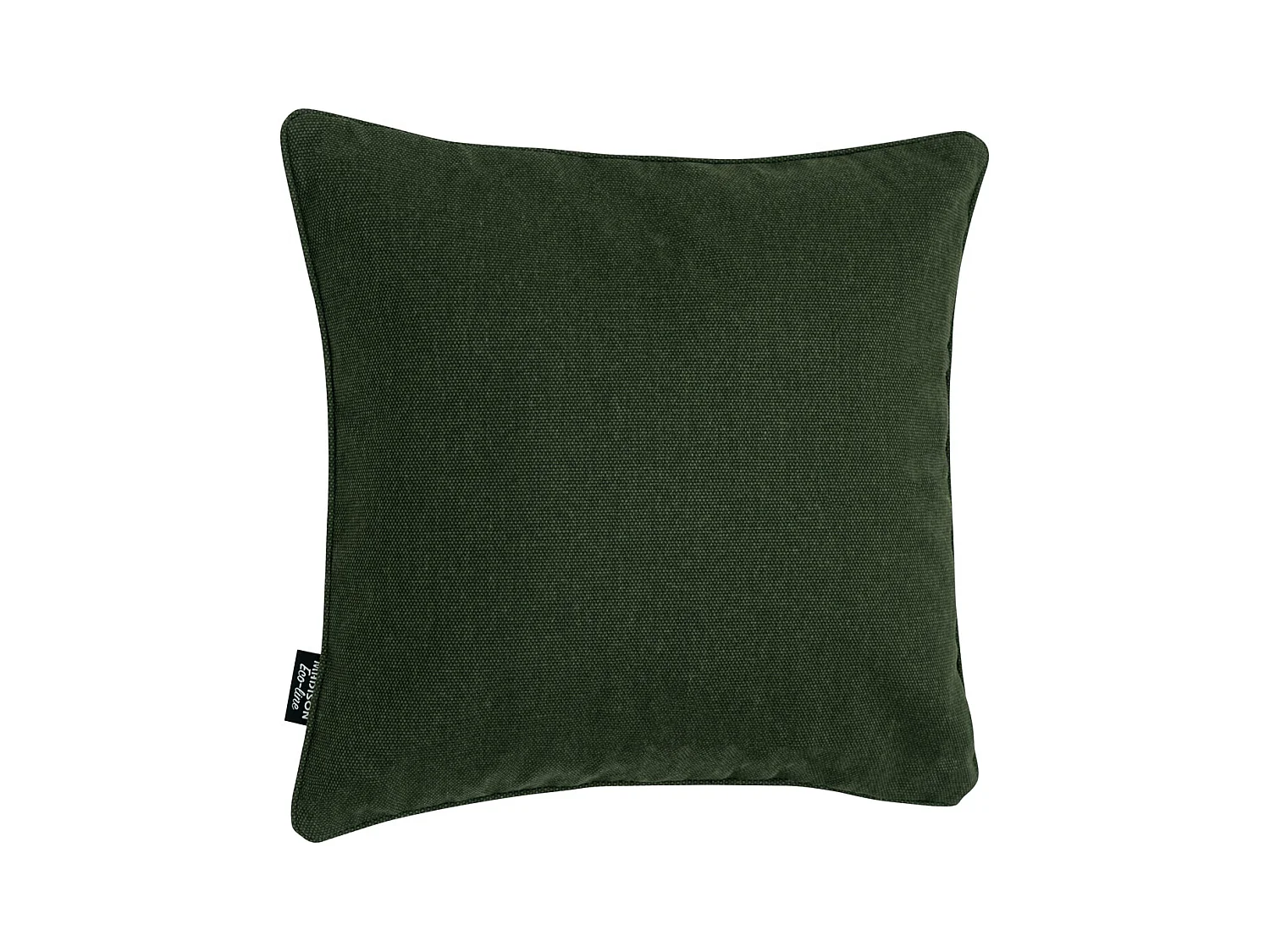 Coussin décoratif Toile verte éco+ - Env. 50x50 cm - Lot de 4