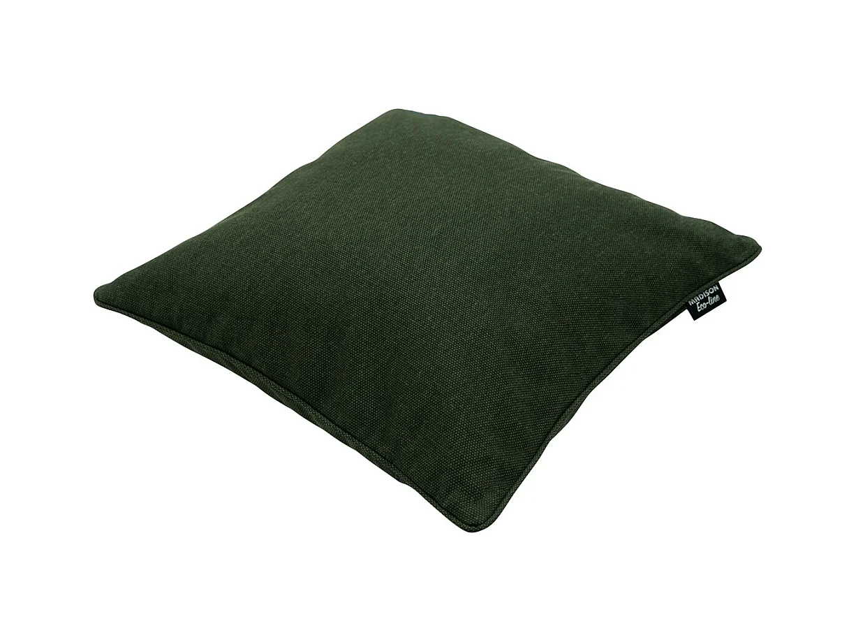 Coussin décoratif Toile verte éco+ - Env. 50x50 cm - Lot de 4