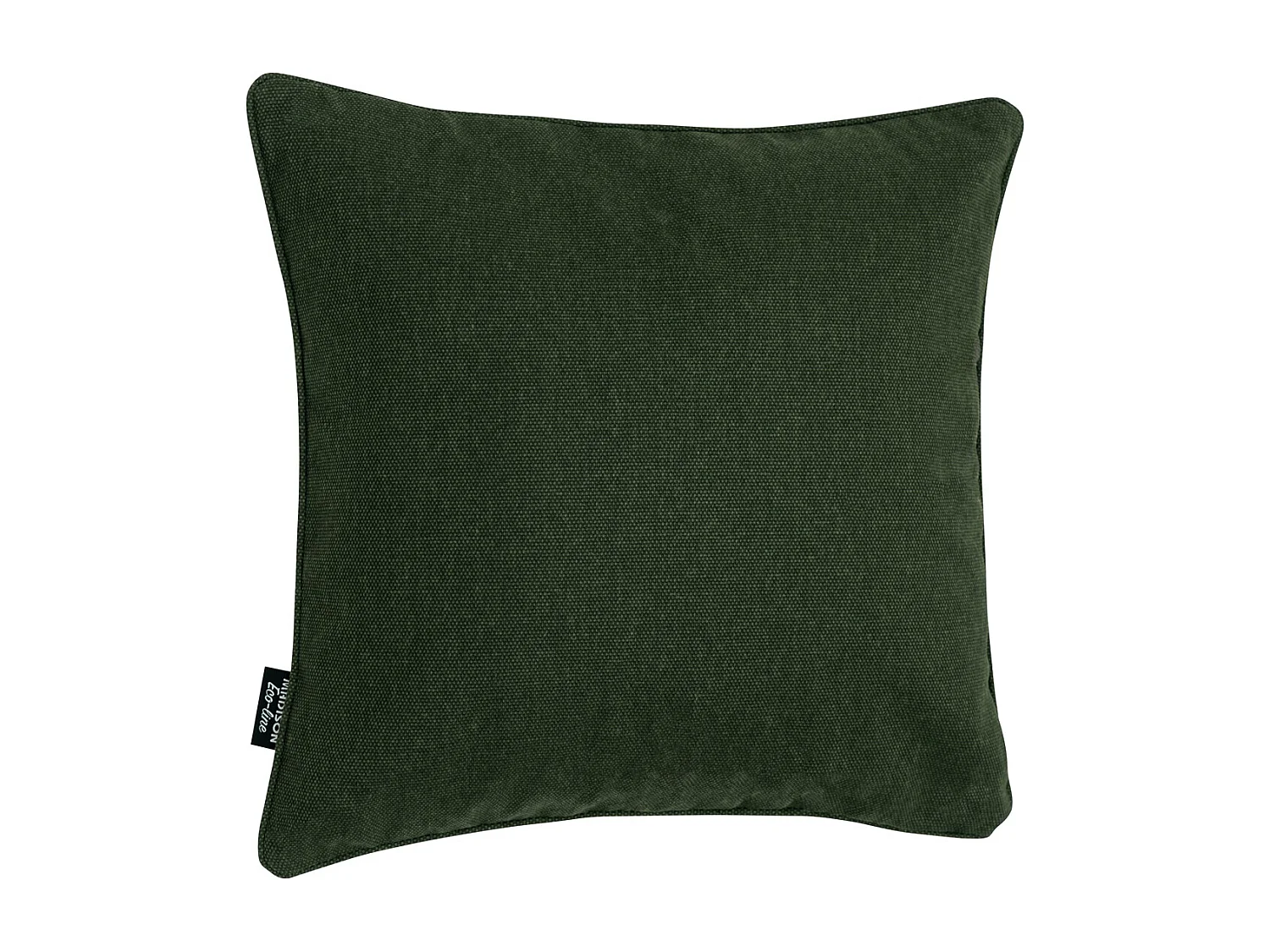 Coussin décoratif Toile verte éco+ - Env. 50x50 cm - Lot de 4
