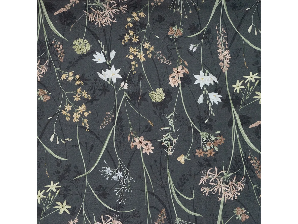 Coussin d'assise Wicker Donna gris toile éco+ - Env. 48 x 48 cm - Lot de 4