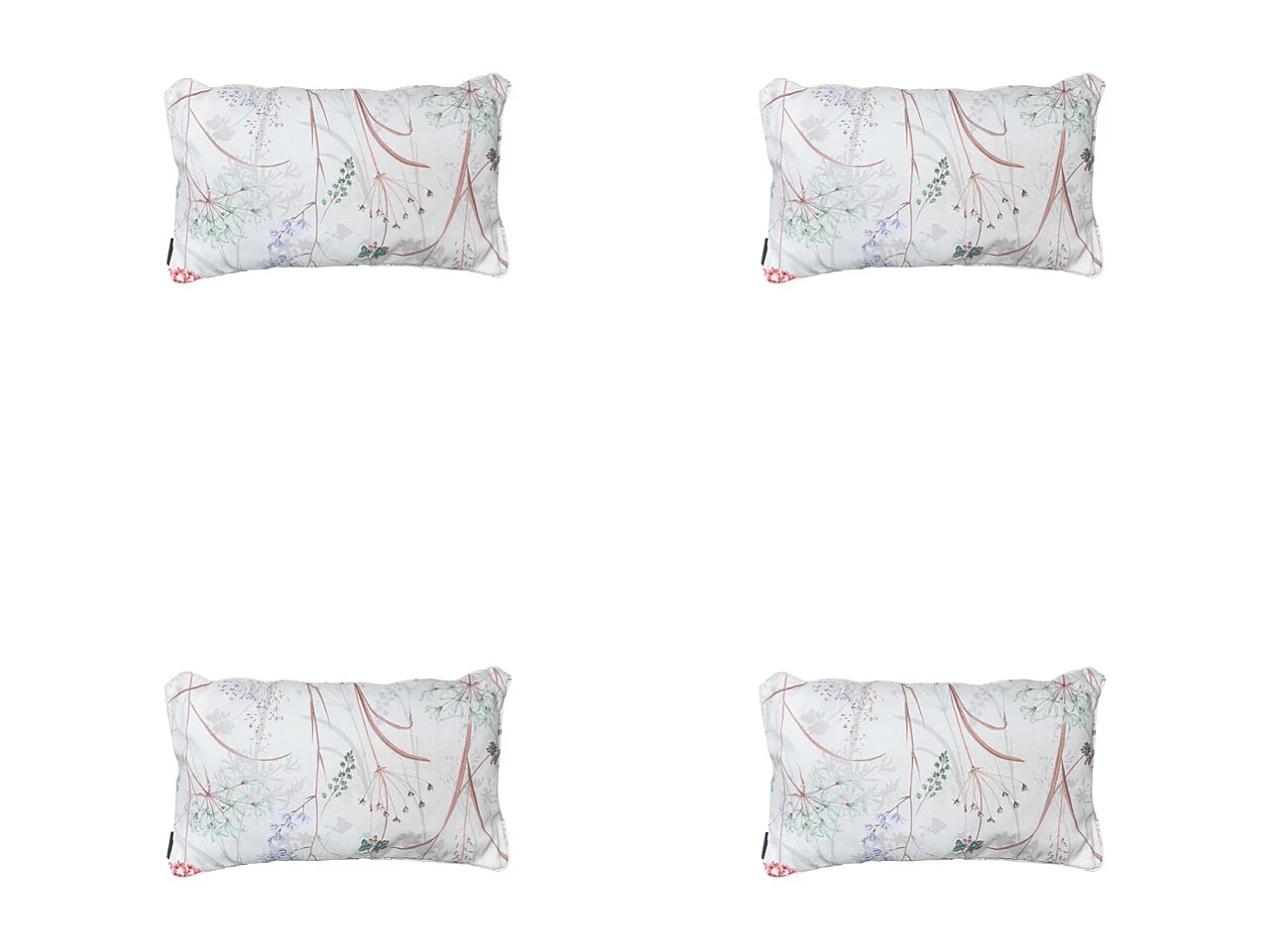 Sierkussen Donna natural canvas eco+ - Ca. 30x50 cm - Set van 4