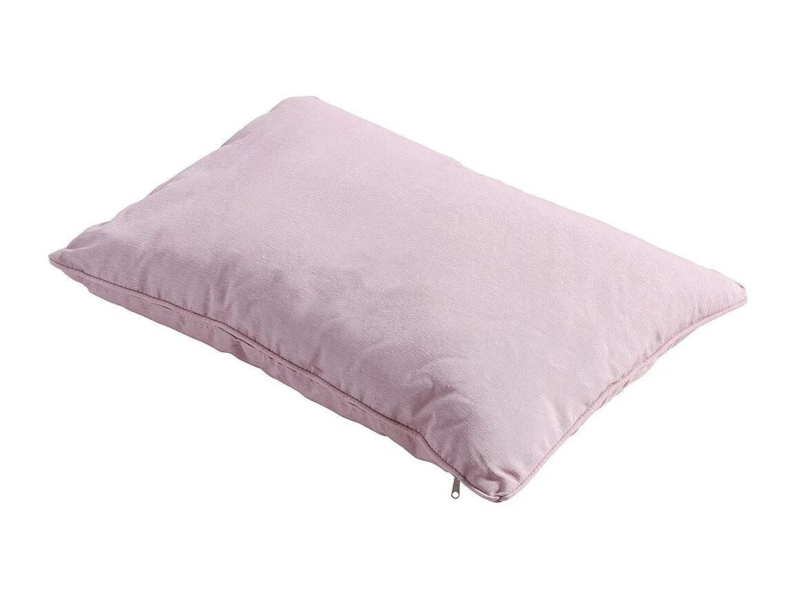 Coussin décoratif Panama rose tendre - Env. 40x60 cm - Lot de 4