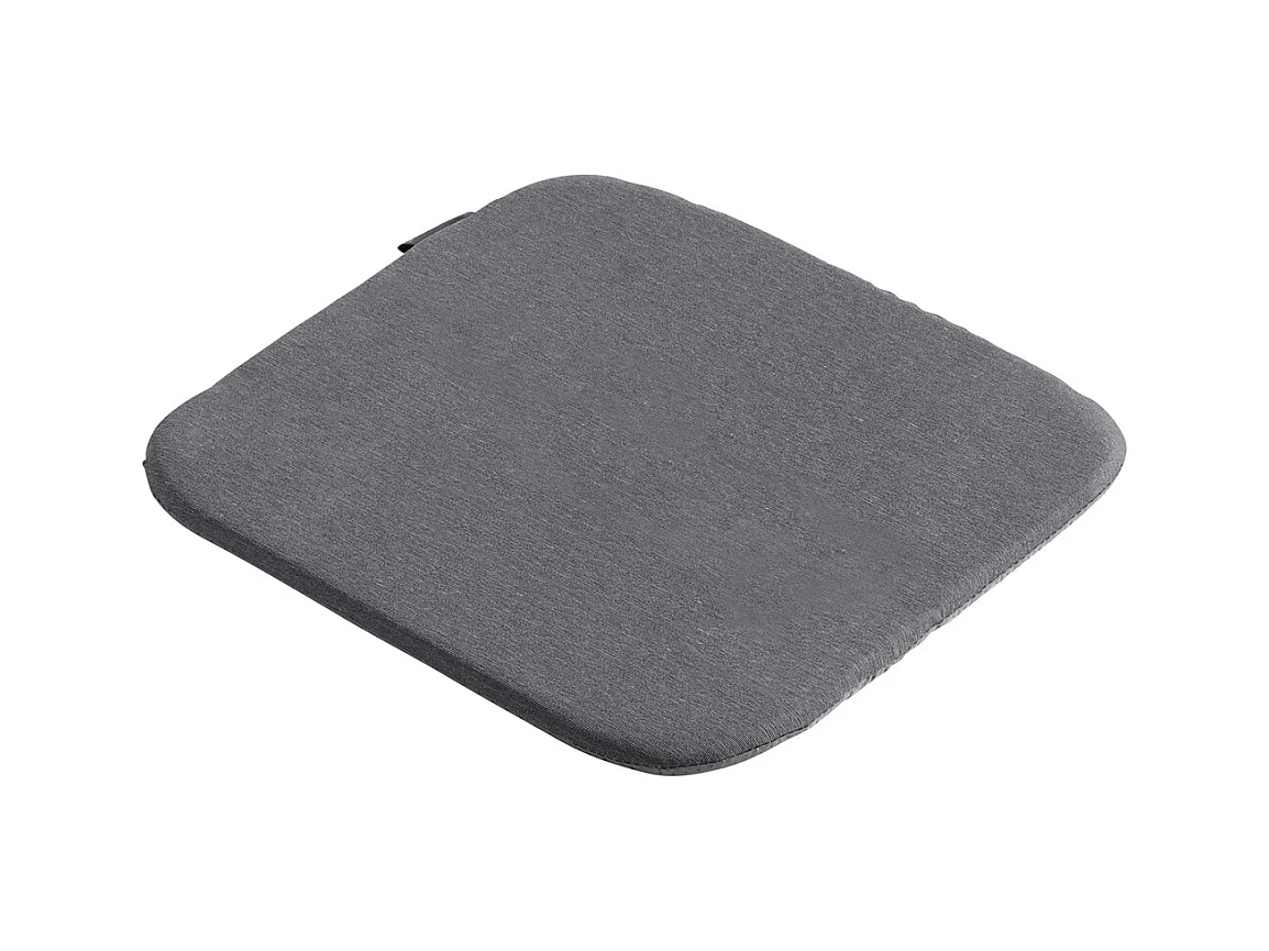 Coussin d'assise Panama gris - Environ 40x40 cm - Lot de 4