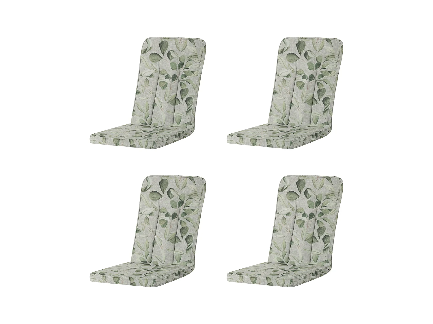 Coussin de jardin Exelsior/Primero/Balero Diez - Environ 110 x 48 cm - Lot de 4
