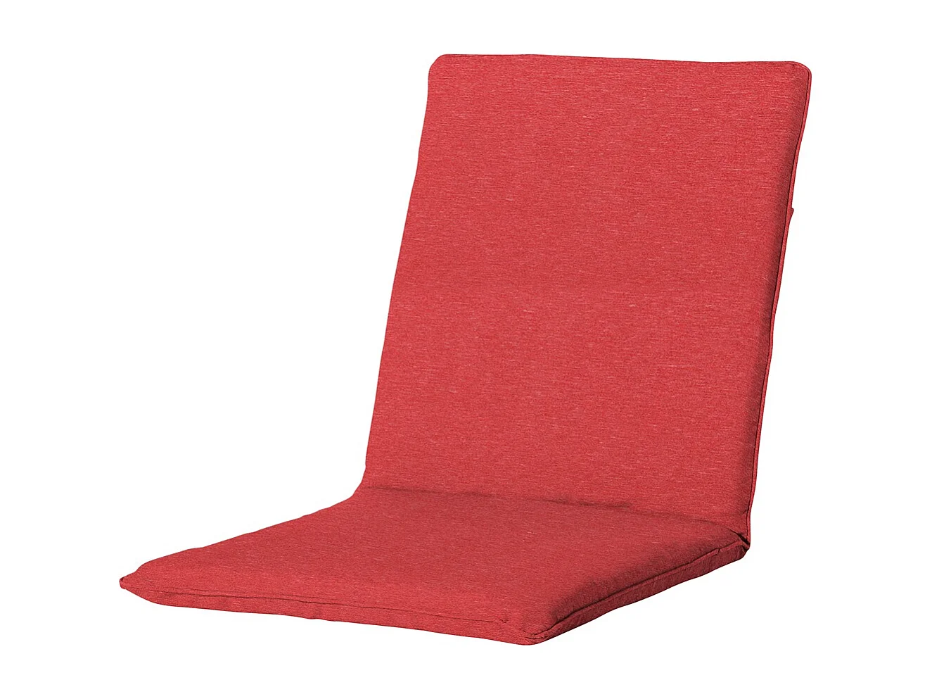 Stapelstoelkussen Panama brick red - Ca. 97x49 cm - Set van 4