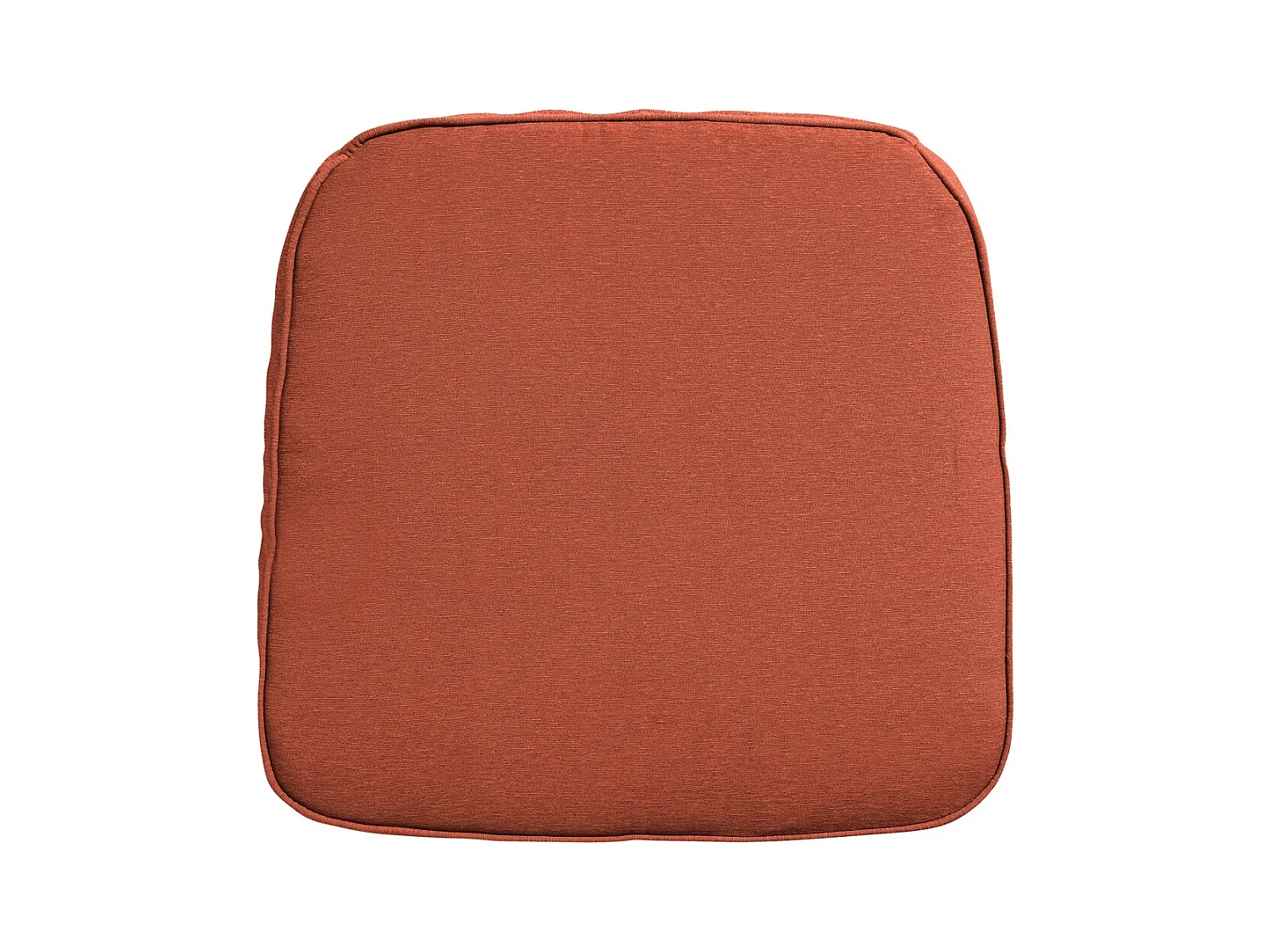 Coussin d'assise en osier Panama Terra - Environ 48 x 48 cm - Lot de 4