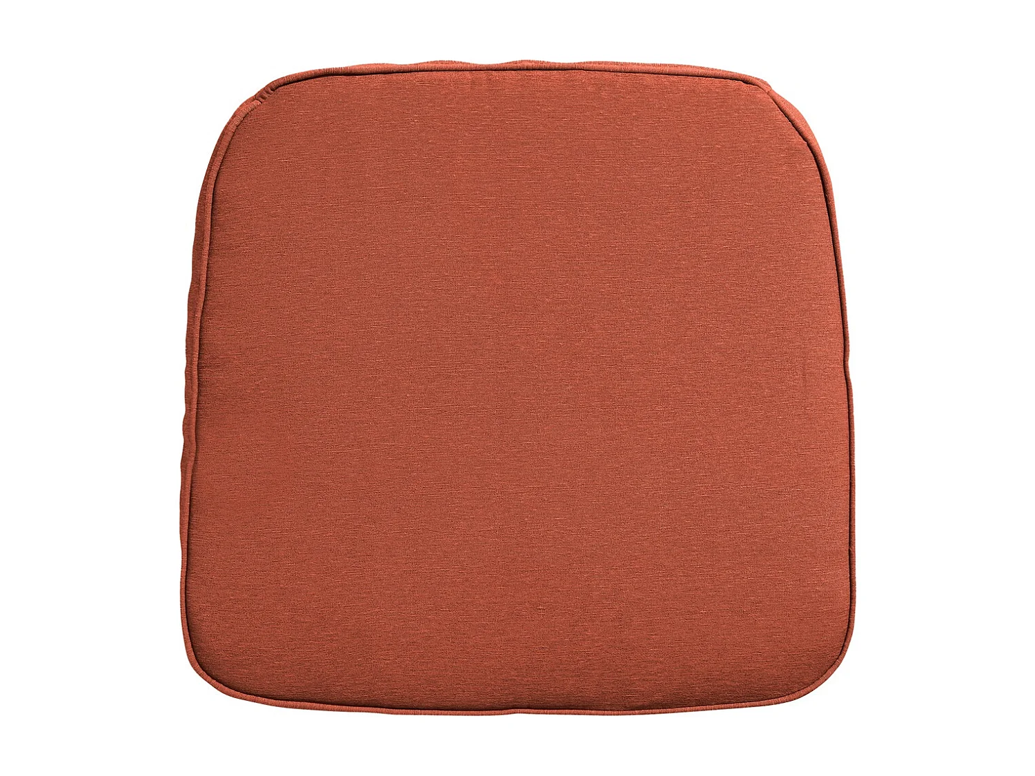 Coussin d'assise en osier Panama Terra - Environ 48 x 48 cm - Lot de 4