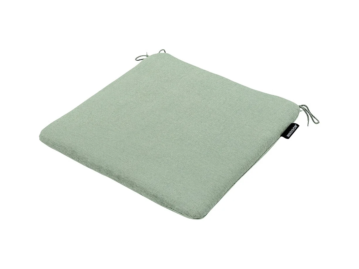 Coussin d'assise Naples kaki - Environ 40 x 40 cm - Lot de 4