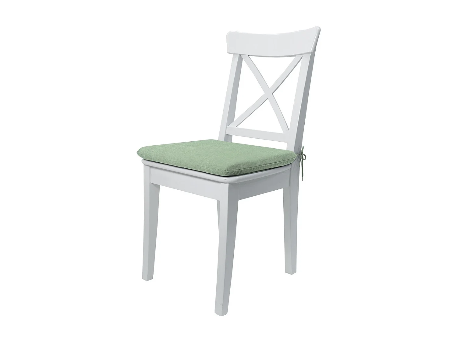 Coussin d'assise Naples kaki - Environ 40 x 40 cm - Lot de 4