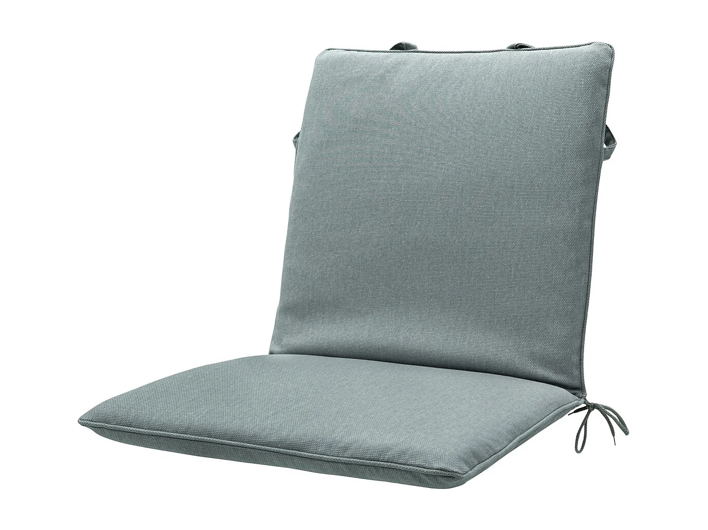 Coussin de chaise empilable Toile argentée éco+ - Env. 97x49 cm - Lot de 4