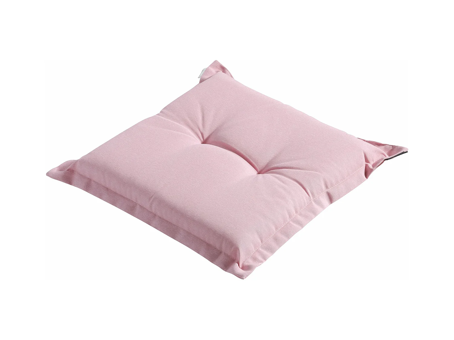 Coussin d'assise Panama rose tendre - Environ 50 x 50 cm - Lot de 4