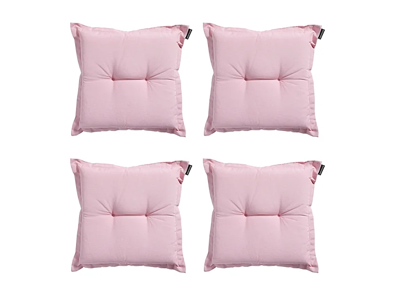 Zitkussen Panama soft pink - Ca. 50x50 cm - Set van 4