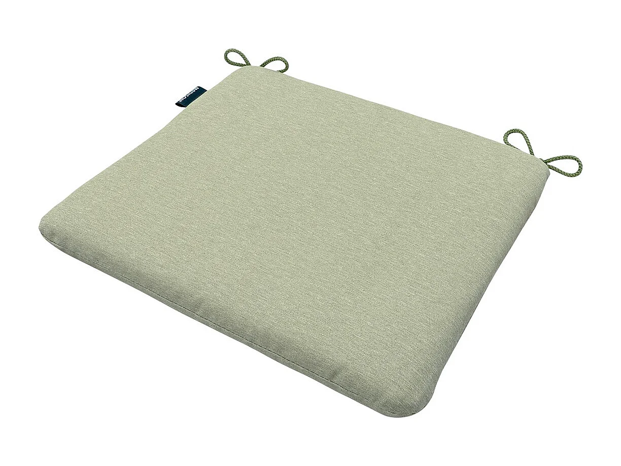 Cojín de asiento Panamá salvia - Aprox. 40x40 cm - Juego de 4