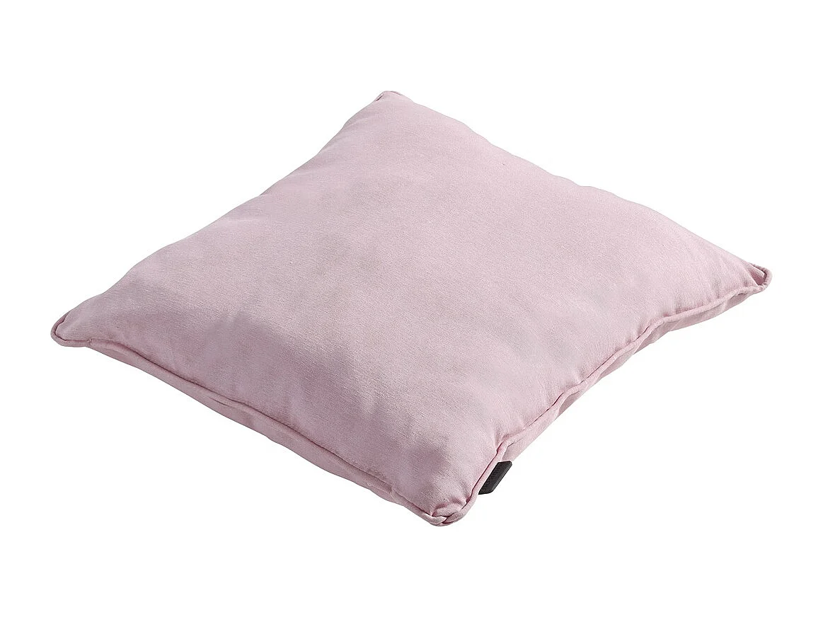 Coussin décoratif Panama rose tendre - Env. 60x60 cm - Lot de 4