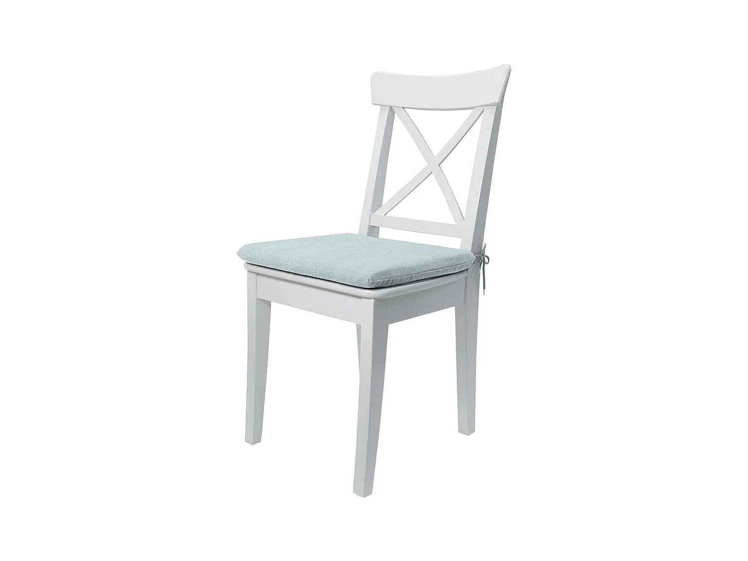 Sitzkissen Neapel azurblau - ca. 40x40 cm - 4er Set