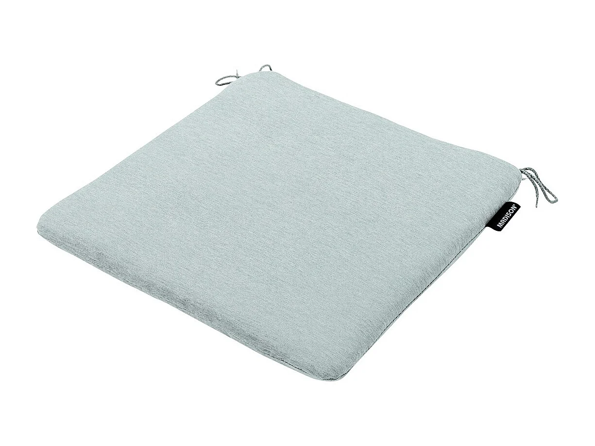 Coussin d'assise Naples bleu azur - Env. 40x40 cm - Lot de 4