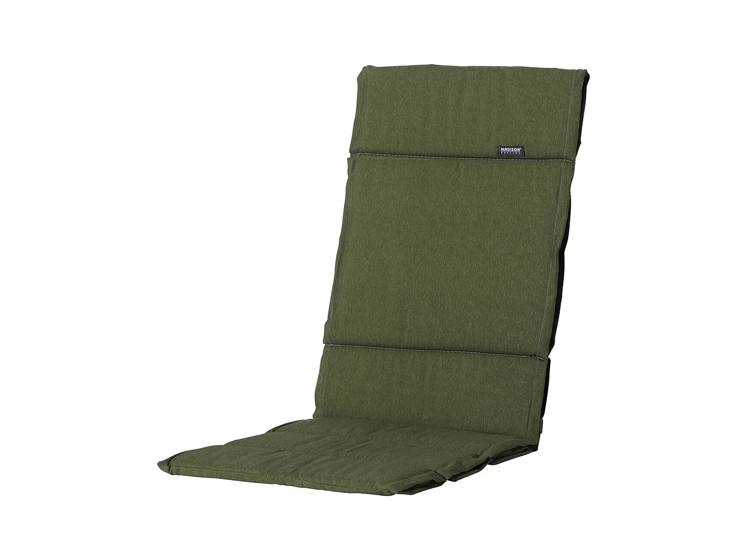 Coussin de jardin Fiber Deluxe Panama vert - Env. 125 x 50 cm - Lot de 4